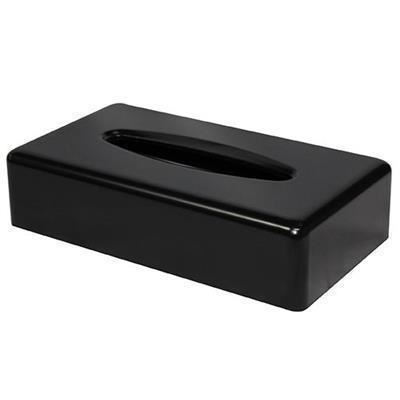 Image for COMPASS RECTANGULAR TISSUE BOX MATTE BLACK from Coastal Office National